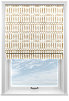 Nazca, Champagne - Twist&Fit Roman Blind